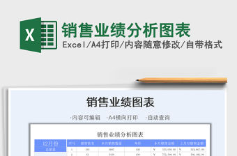 2021年銷售業績分析圖表