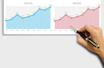 2021年折线面积圆点