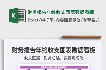 2021年財(cái)務(wù)報(bào)告年終收支圖表數(shù)據(jù)看板