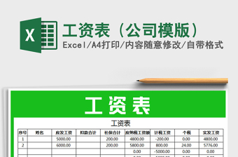 2021年工資表 (公司模版）