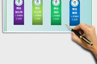 2021年物業管理年度（季）度人員編制匯