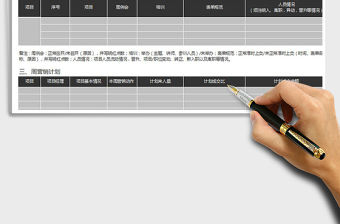 2021年當周項目活動情況