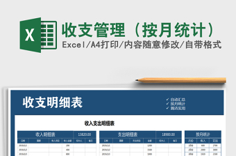 2021年收支管理（按月統(tǒng)計(jì)）