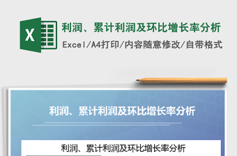 2021年利潤(rùn)、累計(jì)利潤(rùn)及環(huán)比增長(zhǎng)率分析