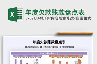 2021年年度欠款賬款盤(pán)點(diǎn)表
