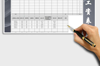 2021年計件工資表-工資發放表