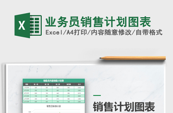 2021年業(yè)務(wù)員銷售計劃圖表