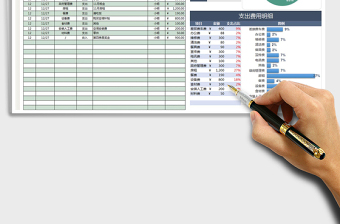 2021年收支明細表(自動分類計算)