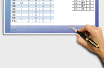 2021年成绩单一键罗列不及格名单