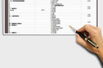 2021年學(xué)校財(cái)務(wù)收支預(yù)算表