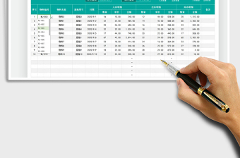 2021年进销存出入库管理明细表