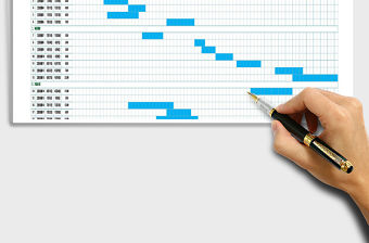 2021年項(xiàng)目工作進(jìn)度計(jì)劃甘特圖（自動(dòng)出圖）