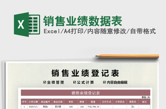 2021年銷售業(yè)績數(shù)據(jù)表