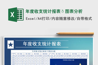 2021年年度收支統(tǒng)計報表δ圖表分析免費下載