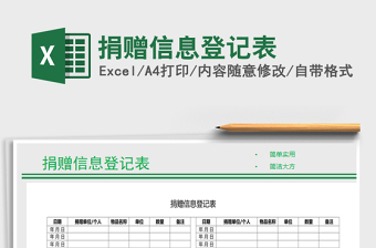 2022捐贈圖書登記表Excel