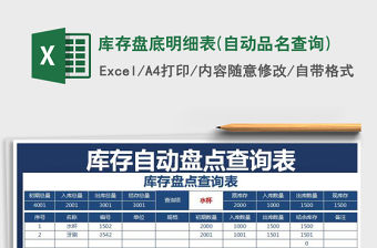 2021年庫存盤底明細表(自動品名查詢)