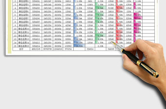 2021年年終收付款賬款分析表