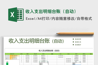 2021年收入支出明細臺賬（自動）