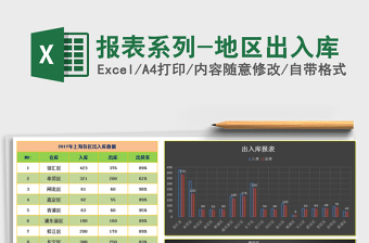 2021年報表系列-地區(qū)出入庫