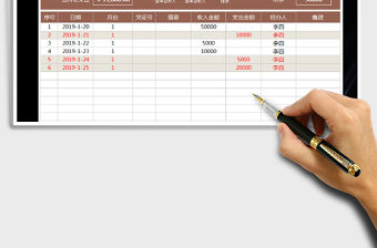 2021年收支表（自動統計，圖表顯示）