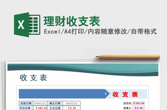 2021年理財收支表