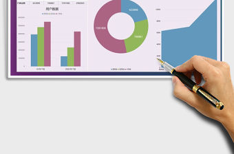 2021年運營數據分析圖表模板