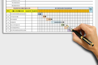 2021年供应商开发进度管理表（针对某一个供应商）