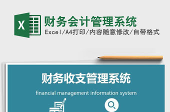 2021年財務會計管理系統