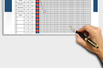 2021年工程項目甘特圖進度計劃表