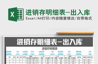 2022年進銷存明細表-出入庫