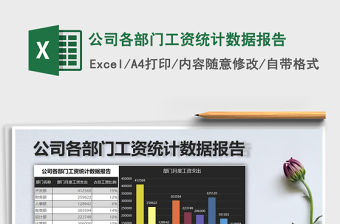 2021年公司各部門工資統(tǒng)計(jì)數(shù)據(jù)報(bào)告