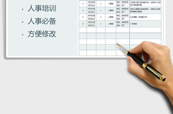 2021年新員工入職培訓表