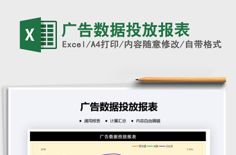 2021年廣告數(shù)據(jù)投放報表