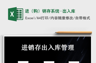 2021年進（購）銷存系統(tǒng)-出入庫