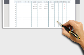 2021年信用卡管理表