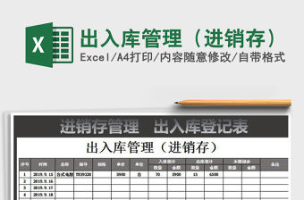 2021年出入庫管理（進銷存）