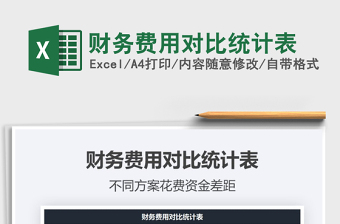 2021年財(cái)務(wù)費(fèi)用對(duì)比統(tǒng)計(jì)表