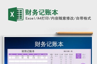 2021年財務(wù)記賬本