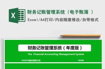 2021年財務記賬管理系統(tǒng)（電子賬簿 ）