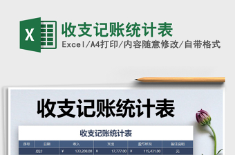 2021年收支記賬統(tǒng)計(jì)表