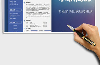 2021年個(gè)人簡歷表格求職模板