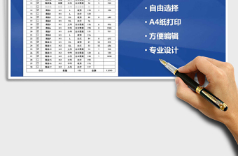 2021年商品訂貨清單-采購清單
