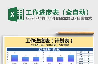 2021年工作進(jìn)度表（全自動(dòng)）