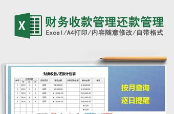 2021年財務收款管理還款管理