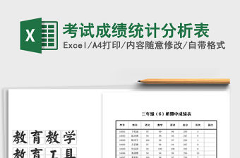 2021年考試成績統(tǒng)計分析表
