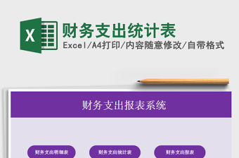 2021年財務支出統計表