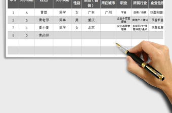 2021年個人人際關系數(shù)據(jù)姓氏查詢工具（根據(jù)姓氏篩選數(shù)據(jù)）免費下載