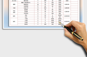 2021年年会费用预算清单