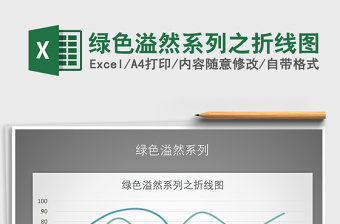2021年綠色溢然系列之折線圖