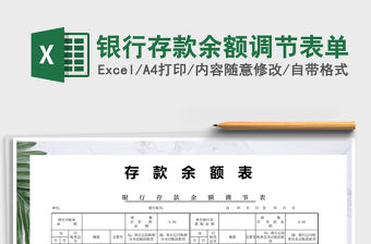 2021年銀行存款余額調節表單